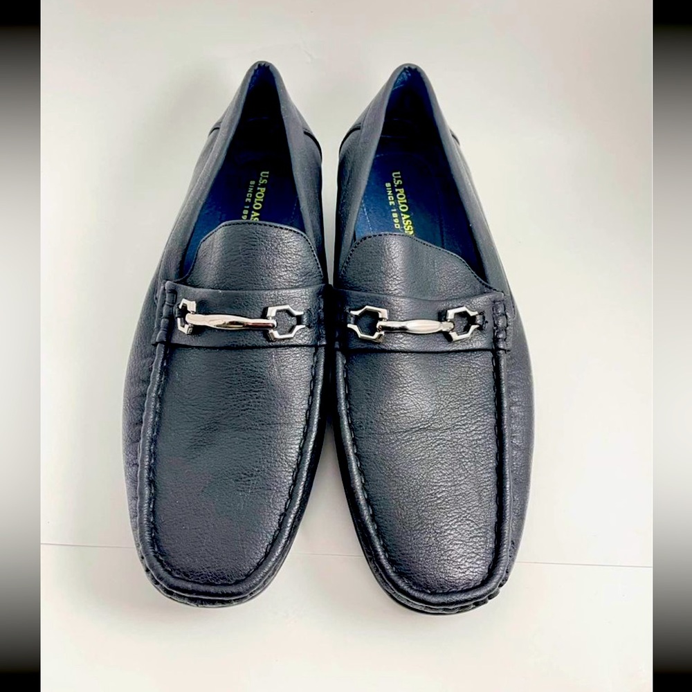 Men’s Leather Loafers, US POLO ASSN. Size 9